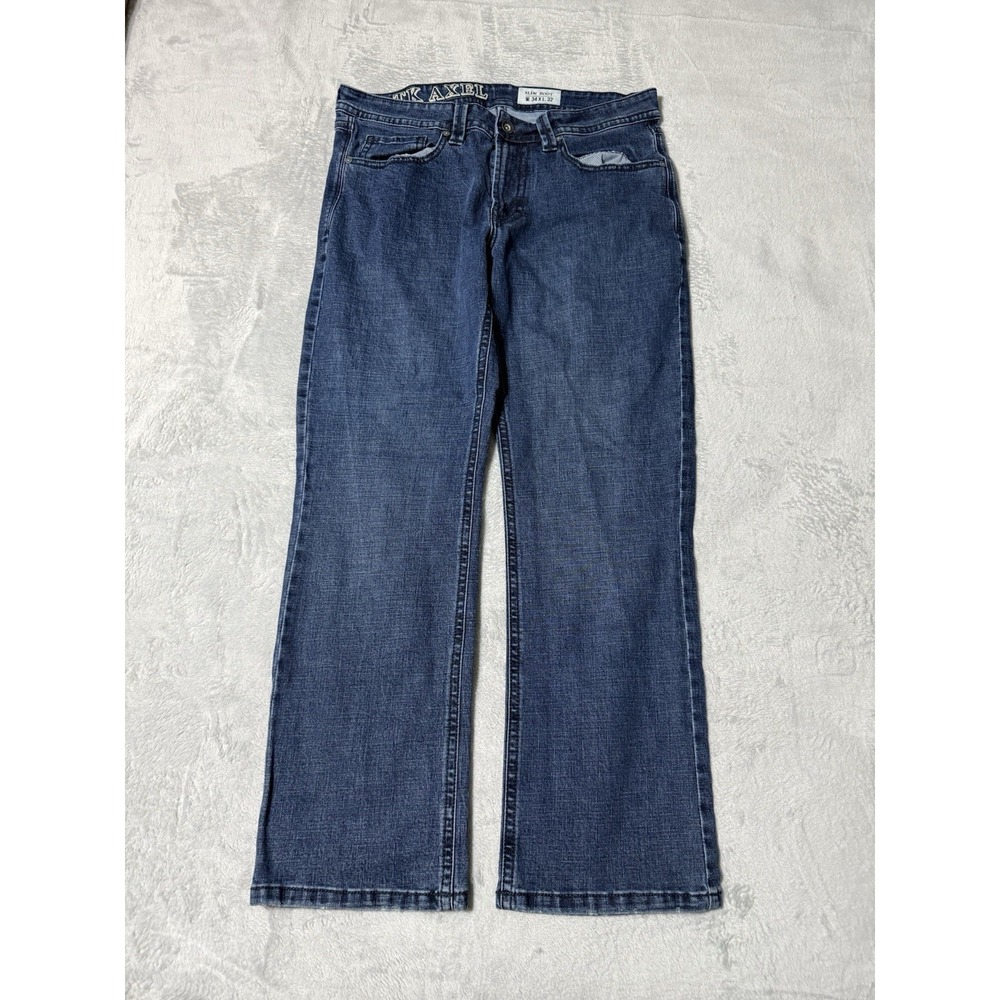 TK Axel Slim Boot Jeans Men's 36x30 Medium Wash Stretch Denim